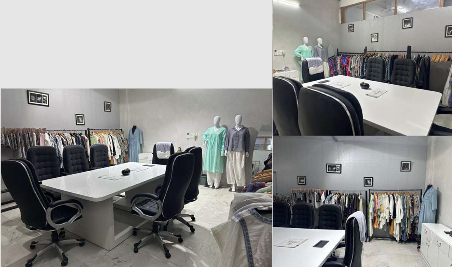 Hunar Creation showroom and sample display